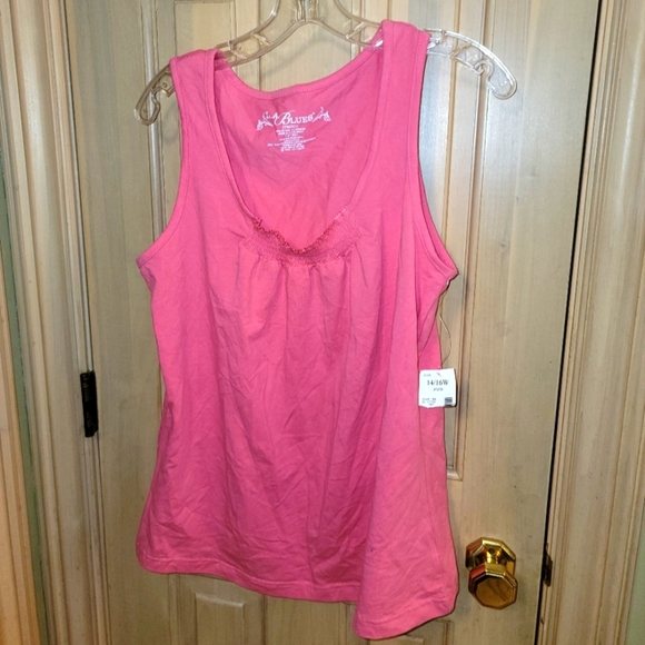 L.A. Blues Tops - NWT LA Blues Pink Tank Top Shirt